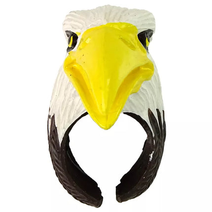 Žiedas ant rankos, edukaciniai gyvūnai, erelis