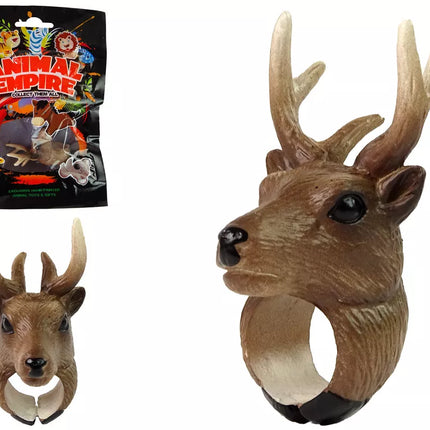 Rankų žiedas edukaciniai gyvūnai Elnias