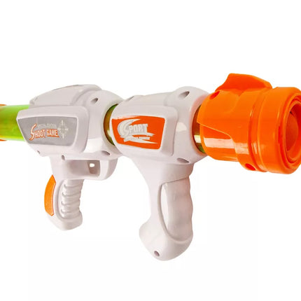 Taikinys žaidimui Šautuvas Putplasčio kamuoliukai Lenta