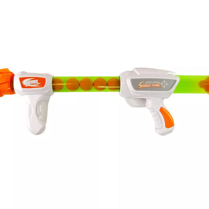 Taikinys žaidimui Šautuvas Putplasčio kamuoliukai Lenta