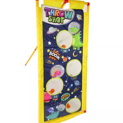 Taikinys žaidimui Šautuvas Putplasčio kamuoliukai Lenta