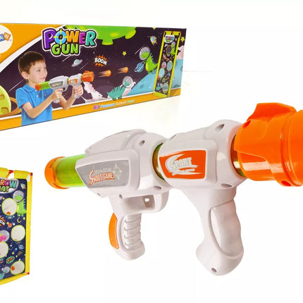 Taikinys žaidimui Šautuvas Putplasčio kamuoliukai Lenta