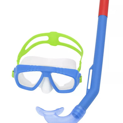 Nardymo kaukė su vamzdeliu Bestway 24018, tamsiai mėlyna