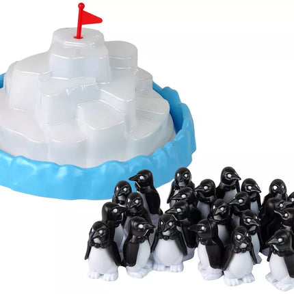 Šeimos žaidimas „Penguinai lipa ant ledo“