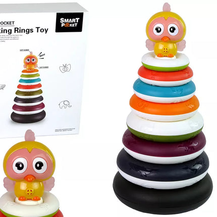 Edukacinis piramidė su lankais „Duckie Wheel“