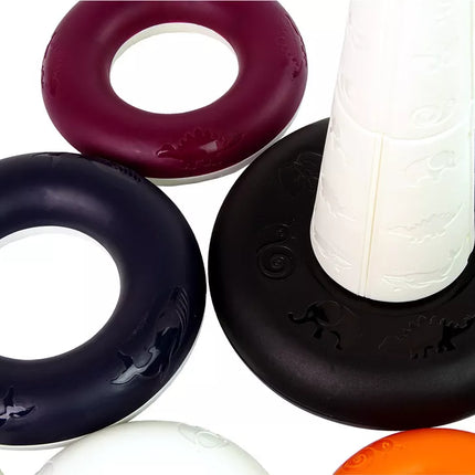 Edukacinis piramidė su lankais „Duckie Wheel“