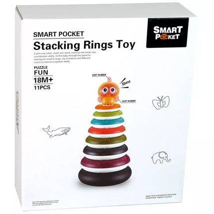 Edukacinis piramidė su lankais „Duckie Wheel“