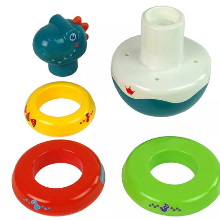 Barškutis „Burbulinis drakonas“ spalvotais ratlankiais