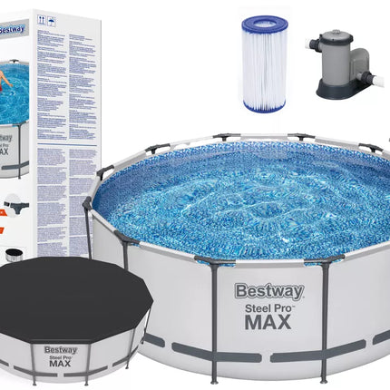 Karkasinis baseinas sodui 366 x 122 cm Bestway 56420