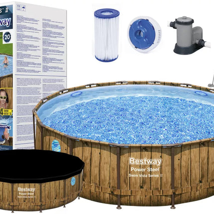 Karkasinis baseinas 488 x 122 cm Bestway 56725