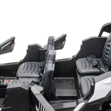 Elektromobilis bagi A033 4x4 24V, baltas