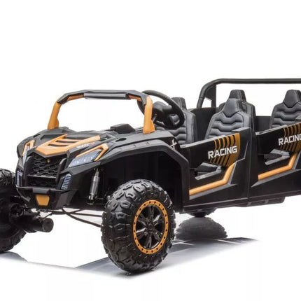 Akumuliatorinis bagis A033 4x4 24V, aukso spalvos