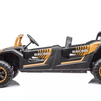 Akumuliatorinis bagis A033 4x4 24V, aukso spalvos