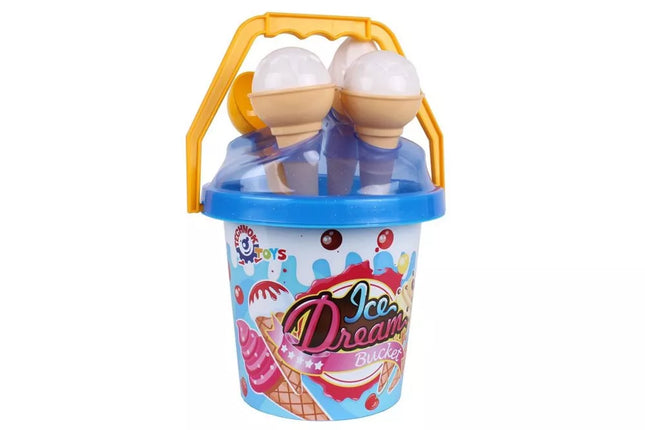 Mėlyno smėlio žaislų ledų rinkinys 5743