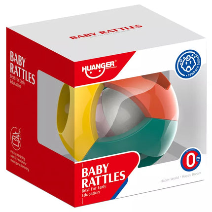 Barškutis kamuoliukas kūdikiams, įvairių spalvų