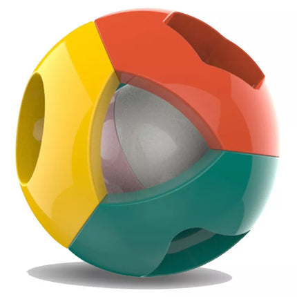 Barškutis kamuoliukas kūdikiams, įvairių spalvų