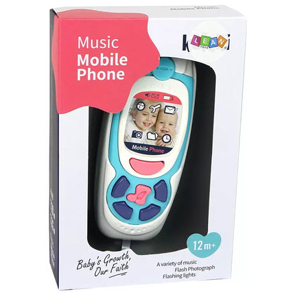 Mokomasis vaikiškas mobilusis telefonas Melody Blue