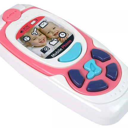 Mokomasis vaikiškas mobilusis telefonas Melody Pink