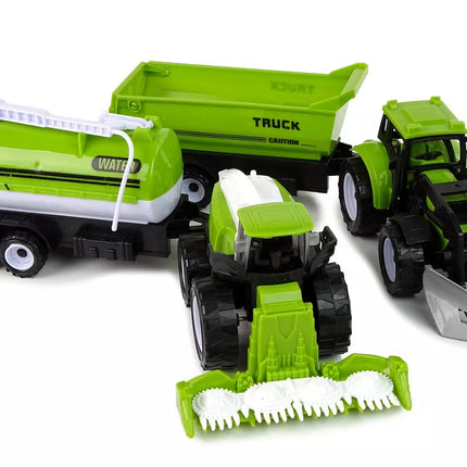 Ūkio transporto priemonių rinkinys Traktorius Kombainas Cisterna Puspriekabė