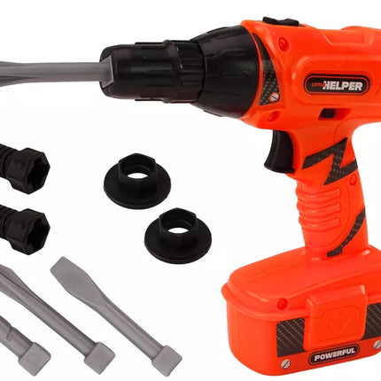 „pasidaryk pats“ akumuliatorinis gręžtuvas oranžinis grąžtai varžtai