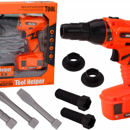 „pasidaryk pats“ akumuliatorinis gręžtuvas oranžinis grąžtai varžtai