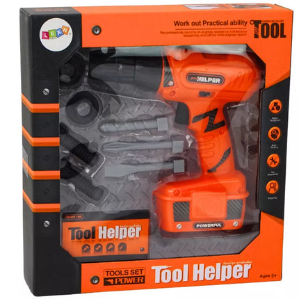 „pasidaryk pats“ akumuliatorinis gręžtuvas oranžinis grąžtai varžtai