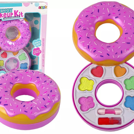 Lūpų dažų spurgos formos akių šešėlių rinkinys