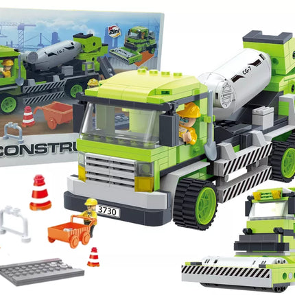 Didelis betoninis volas, 369 dalių konstrukcinių kaladėlių rinkinys