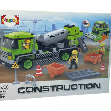 Didelis betoninis volas, 369 dalių konstrukcinių kaladėlių rinkinys