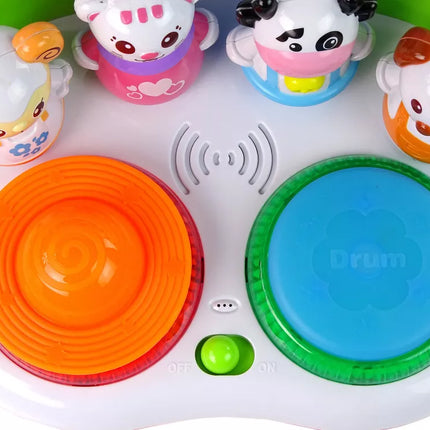 Muzikinis DJ žaidimas su gyvūnėliais, šviesomis ir garsais