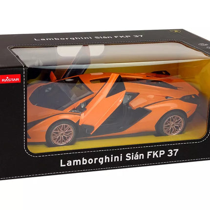 Automobilis R/C Lamborghini Sian FKP 37 Rastar 1:14 Pilot Orange