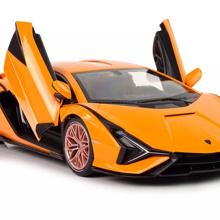 Automobilis R/C Lamborghini Sian FKP 37 Rastar 1:14 Pilot Orange