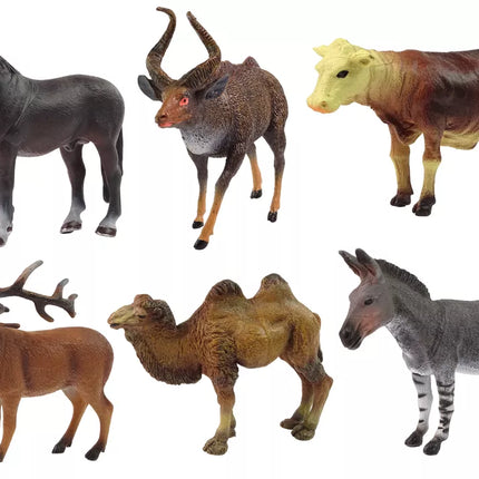 Naminiai gyvūnai, elnias ir karvė