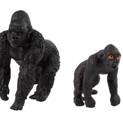 Gorilų figūrėlių rinkinys, 2 vnt. Serija „Pasaulio gyvūnai“