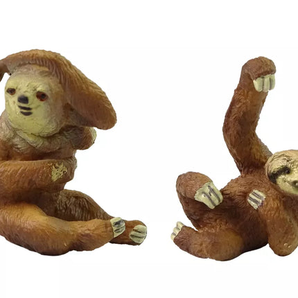 2 figūrėlių rinkinys Tinginys su jaunikliu Gyvūnai iš viso pasaulio