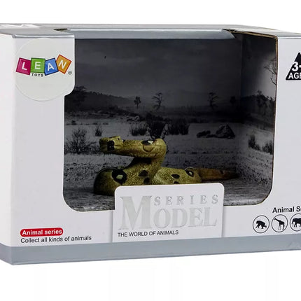 Kolekcinė smauglių žalčio figūrėlė „Pasaulio gyvūnai“