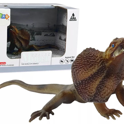 Kolekcinė apykaklėtosios agamos figūrėlė „Pasaulio gyvūnai“