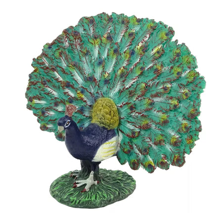 Didelė kolekcinė karališkojo povo figūrėlė