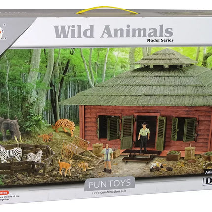 „Pasidaryk pats“ ūkio rinkinys, tvartas, gyvūnai, tigras, elnias