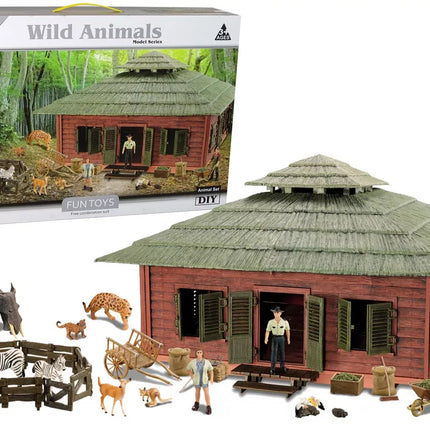 „Pasidaryk pats“ ūkio rinkinys, tvartas, gyvūnai, tigras, elnias