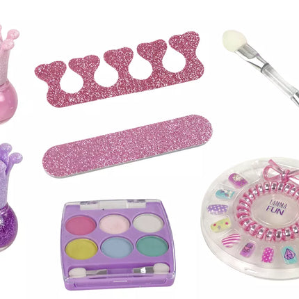 Makiažo rinkinys "Laimingas Lama" Viskas, ko reikia mažai damai LAMMA FUN