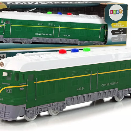 Traukinys 1:32 Drive Green su garsais ir šviesomis