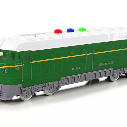 Traukinys 1:32 Drive Green su garsais ir šviesomis