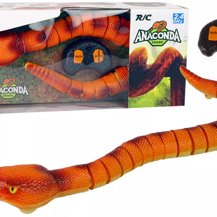 Nuotoliniu būdu valdoma anakonda gyvatė, 70 cm ilgio