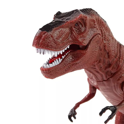 Baterija valdomas dinozauras Tyrannosaurus Rex su nuotoliniu pulteliu ir garsu