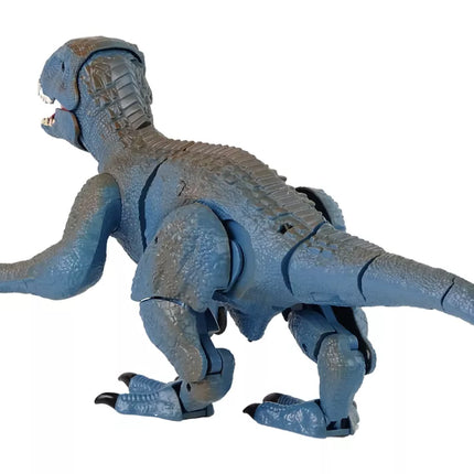 Nuotoliniu būdu valdomas dinozauras Velociraptor, skleidžiantis riaumojimo garsus, mėlynas