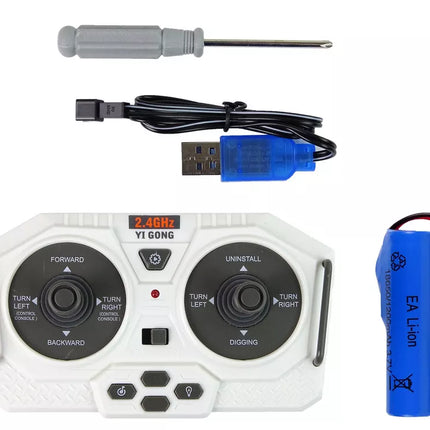 Ekskavatorius su vikšrais, valdomas nuotoliniu būdu, 2.4 G