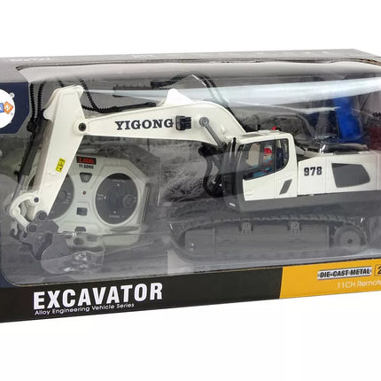 Ekskavatorius su vikšrais, valdomas nuotoliniu būdu, 2.4 G