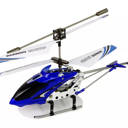 SYMA S107G sraigtasparnis + Nuotolinio valdymo pultas + Įkraunama baterija Mėlynas