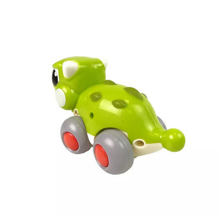 Dinozauras ant ratų, žalia figūrėlė